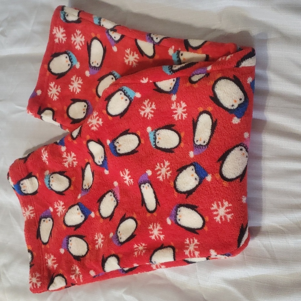 Soft Christmas Penguin PJ Pants Tote 3